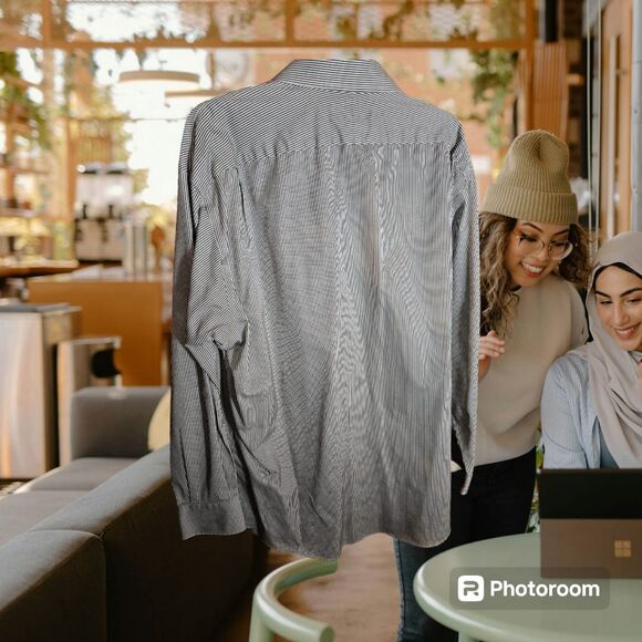 Nordstrom Smartcare WrinkleFree Button Down Size 18/34 Tailored Fit - Picture 2 of 2